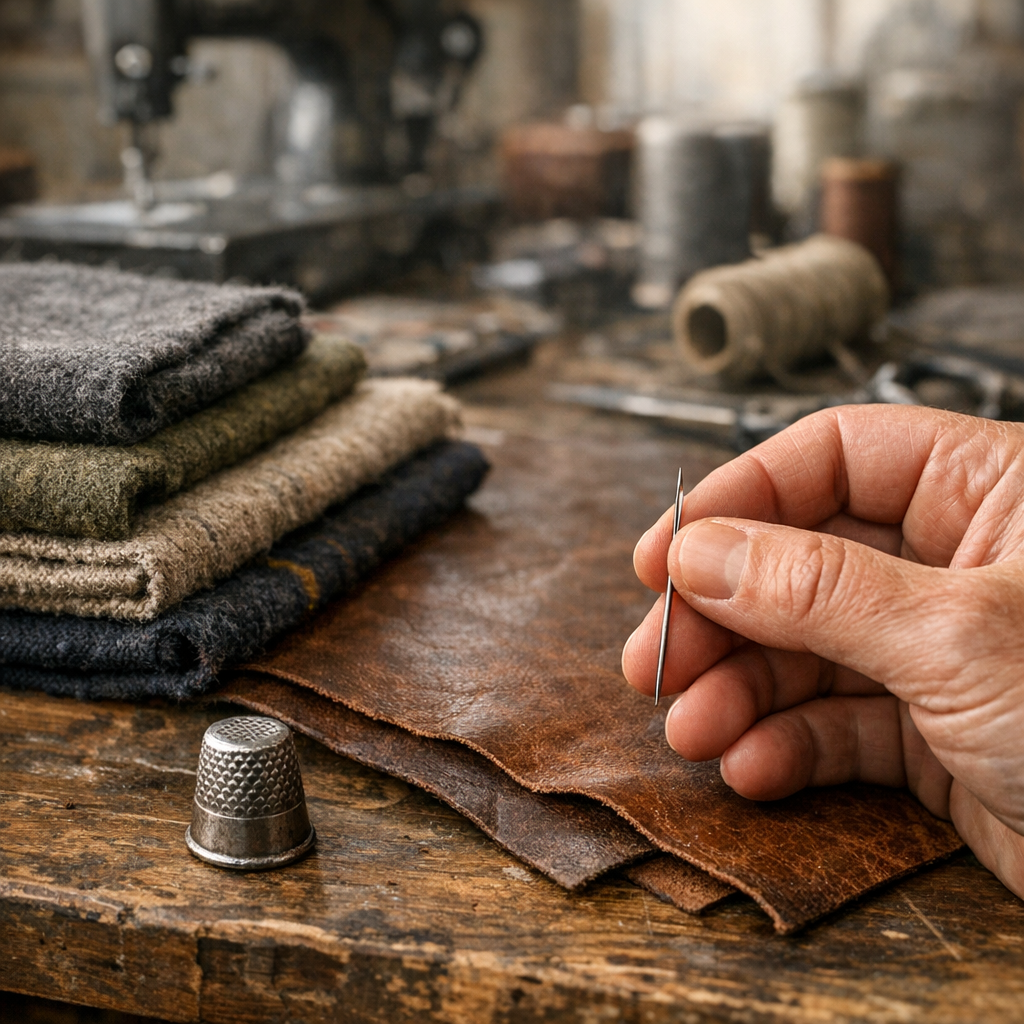 Comment choisir une aiguille pour cuir ou tissu épais