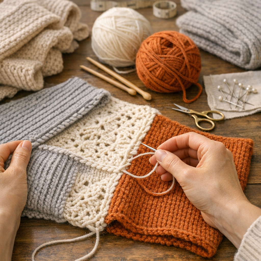 Comment choisir la bonne finition selon le tricot et l’effet recherché