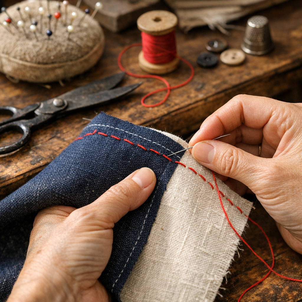 Comment bâtir une Couture à la main sans compliquer le geste