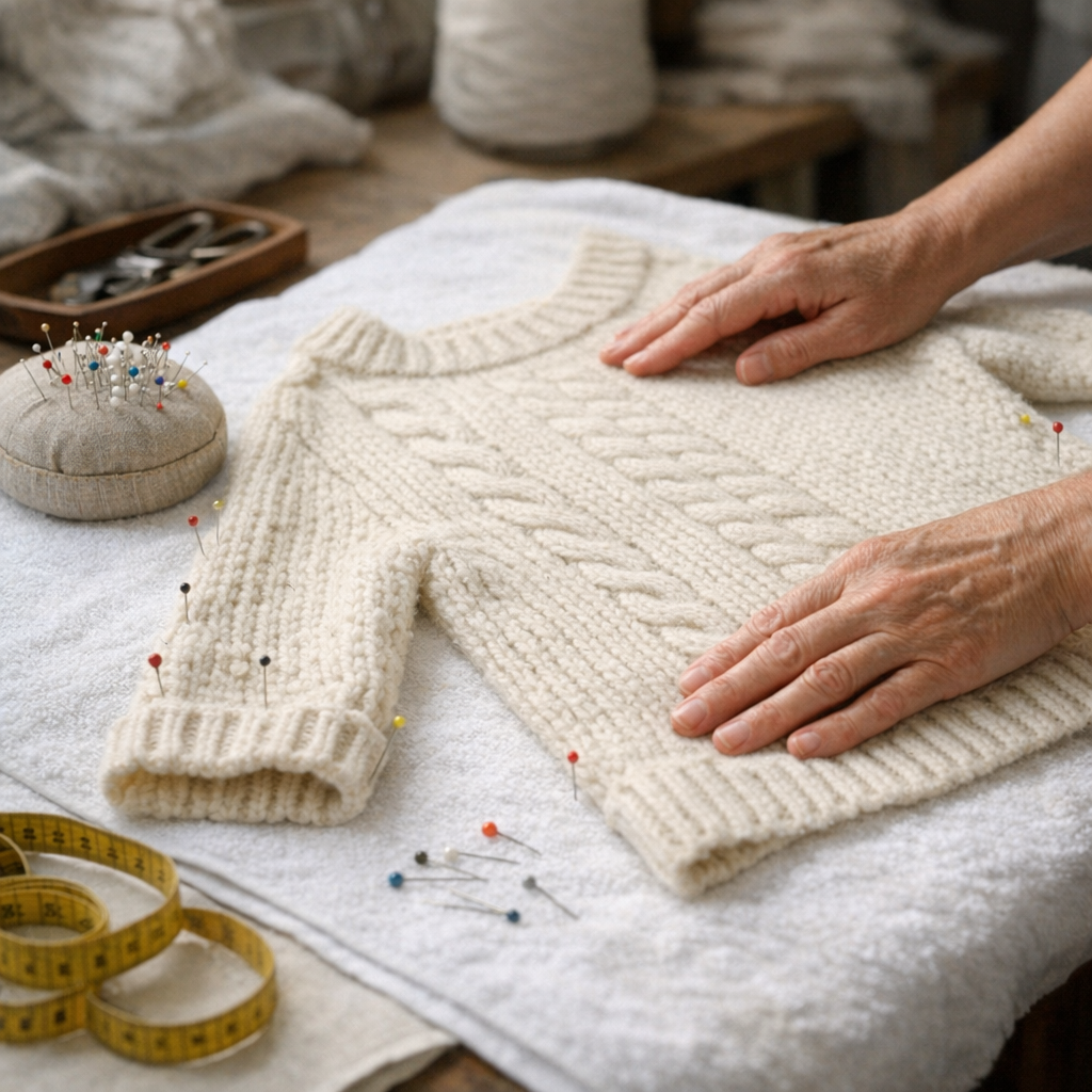 Comment bloquer un ouvrage tricot sans suivre de faux conseils