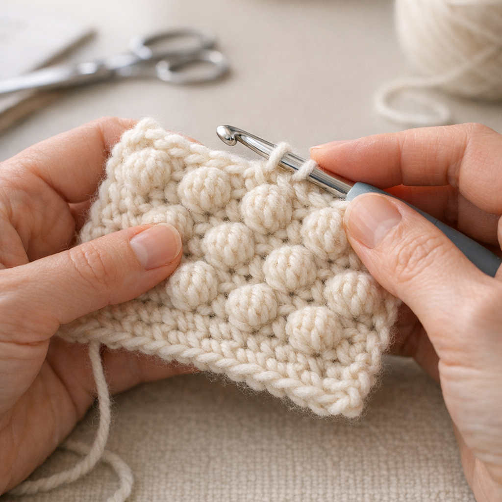 Comment réaliser le Bobble Stitch Crochet sans se tromper