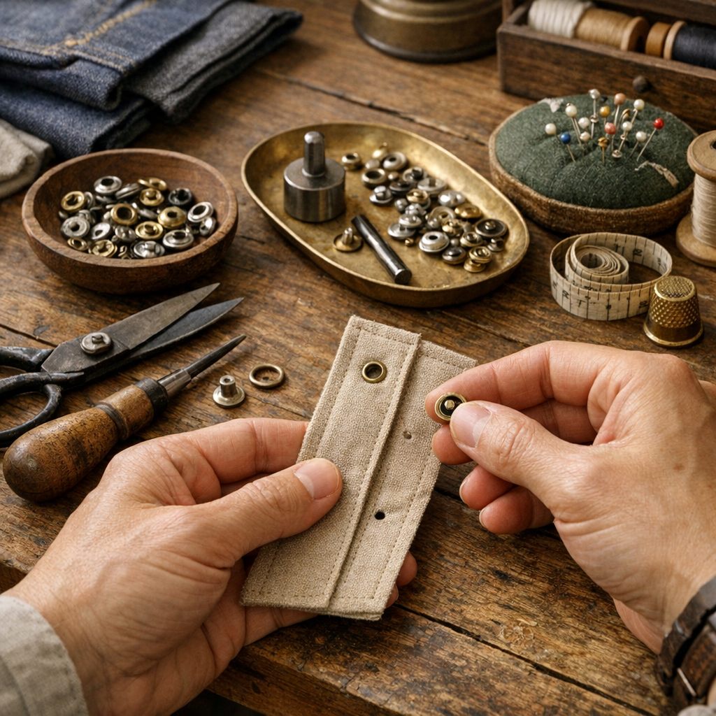 Comment choisir entre Boutons pression et boutonnière ?