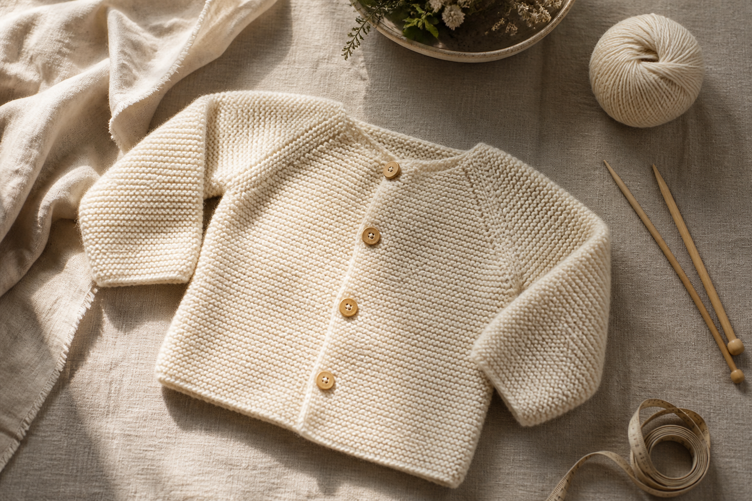Quelle brassière bébé tricoter pour une layette confortable ?