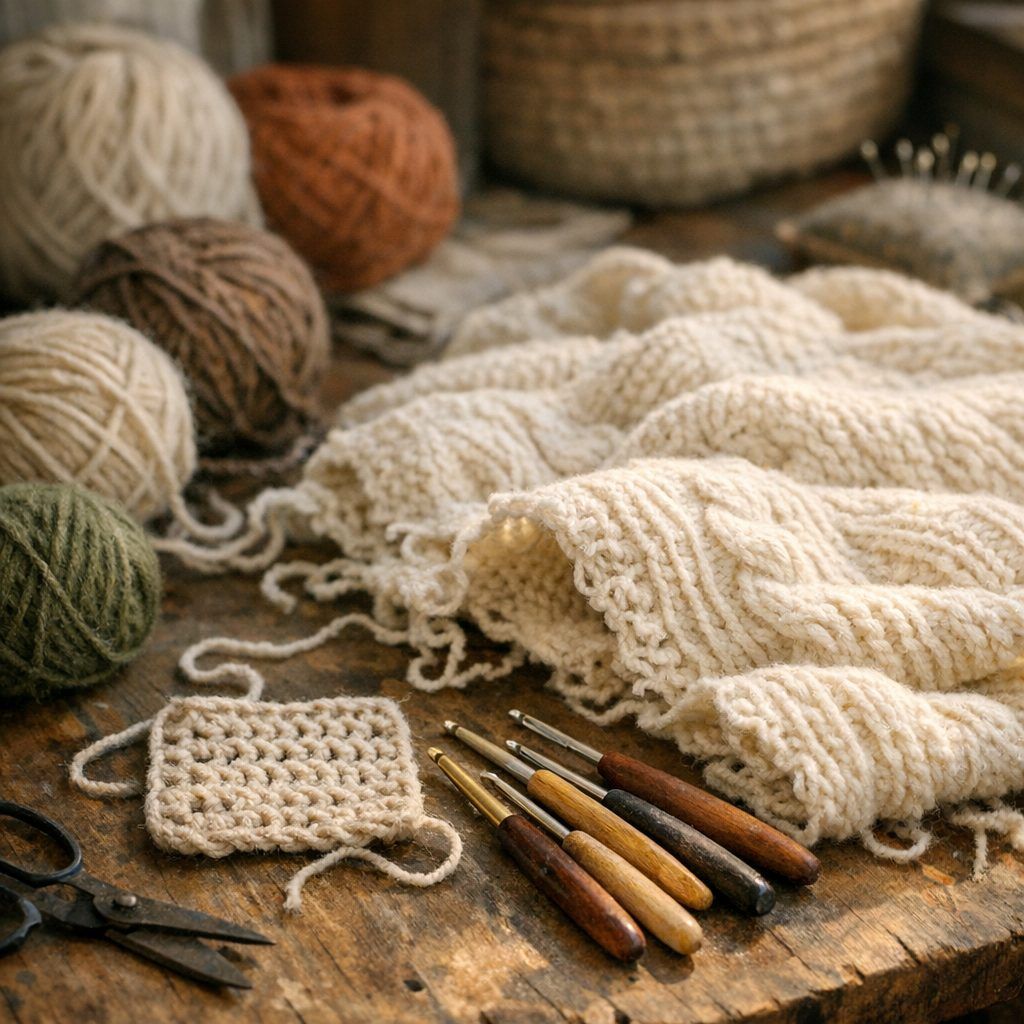 Comment choisir un crochet adapté à un fil de laine