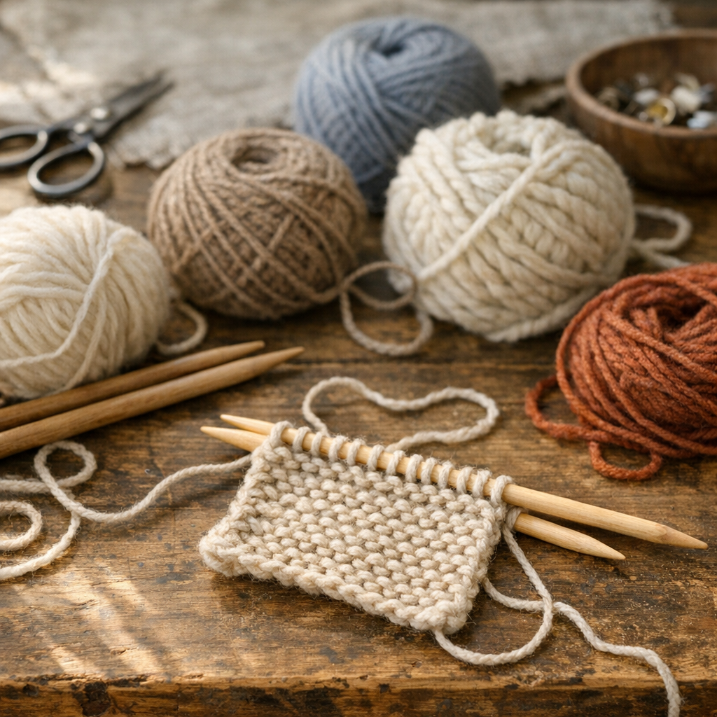 Comment choisir une laine quand on débute le tricot