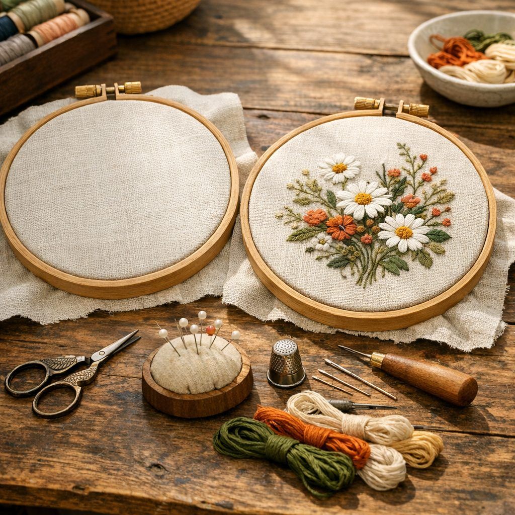 Comment choisir un Tambour de broderie selon votre projet