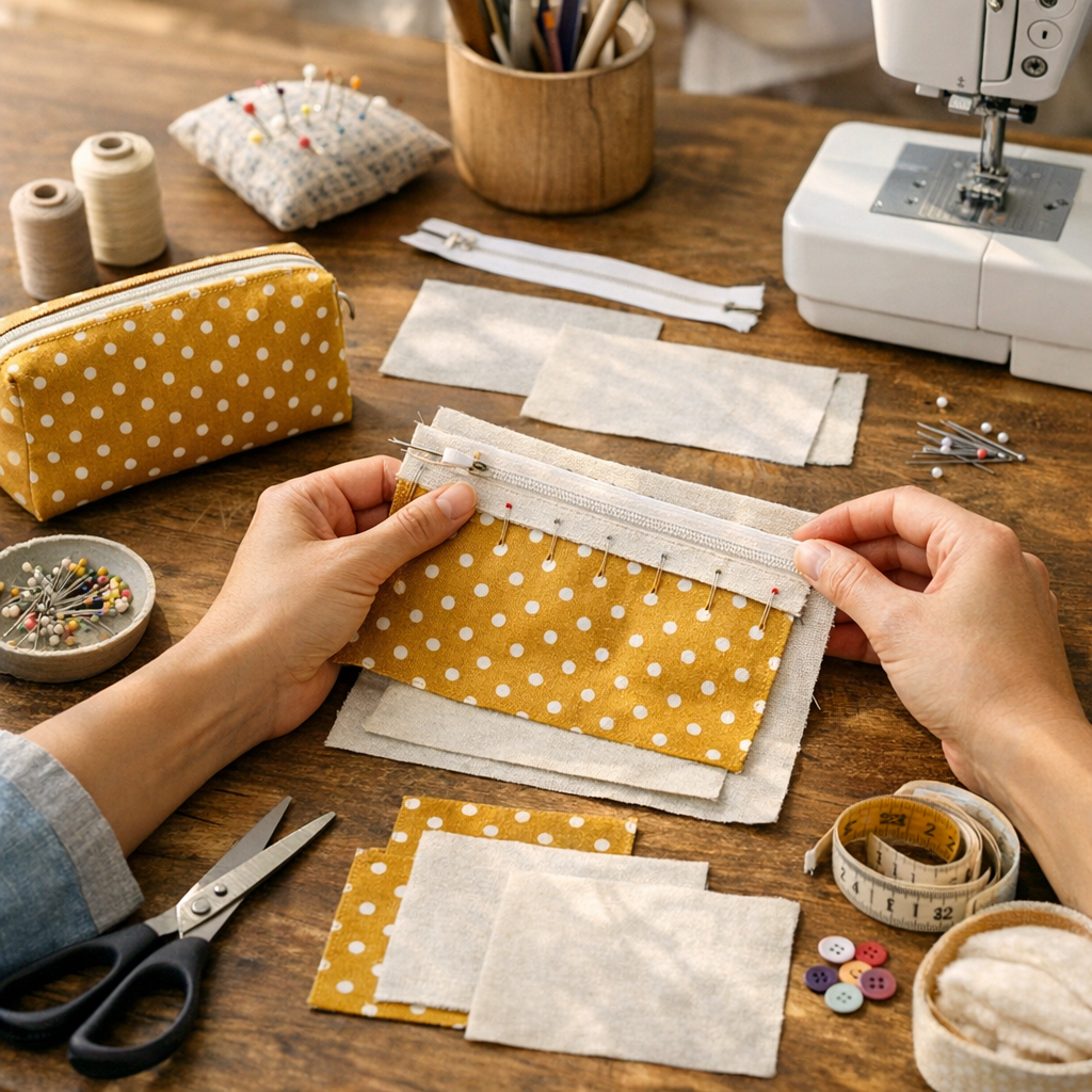 Comment coudre une trousse simple étape par étape