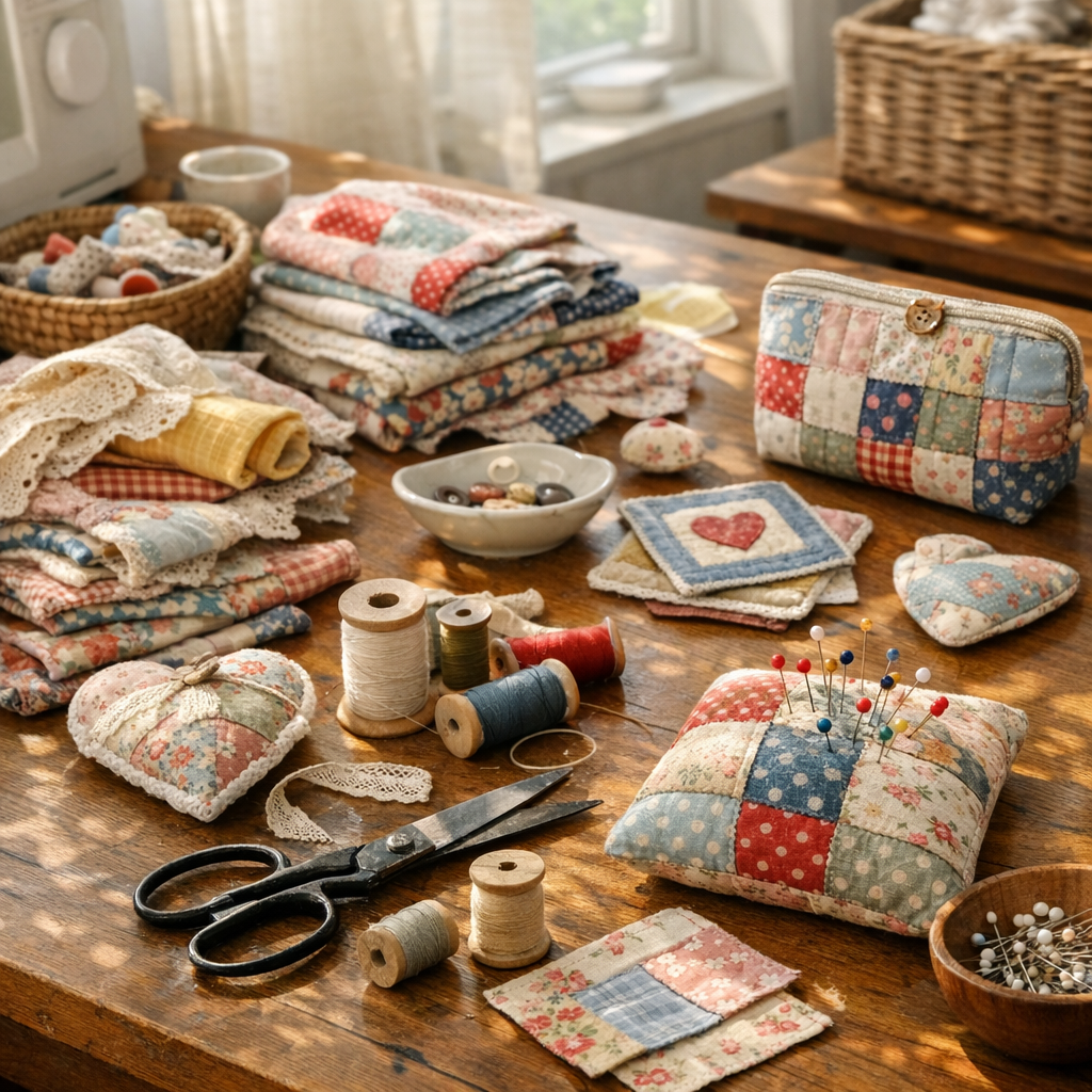 Quelles créations en tissu faciles peut-on coudre pour débuter ?
