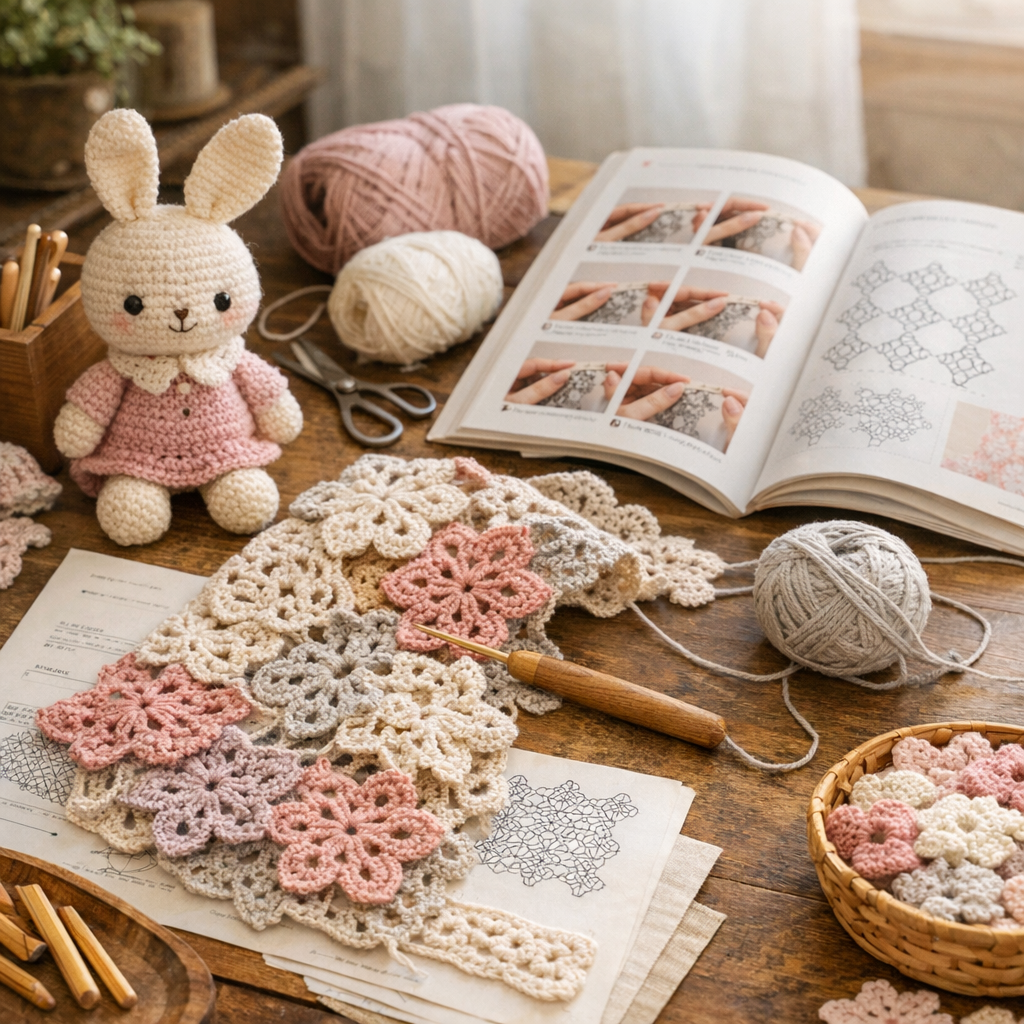 Idées associées&nbsp;: amigurumi, étole japonaise, scarf step by step et tricot