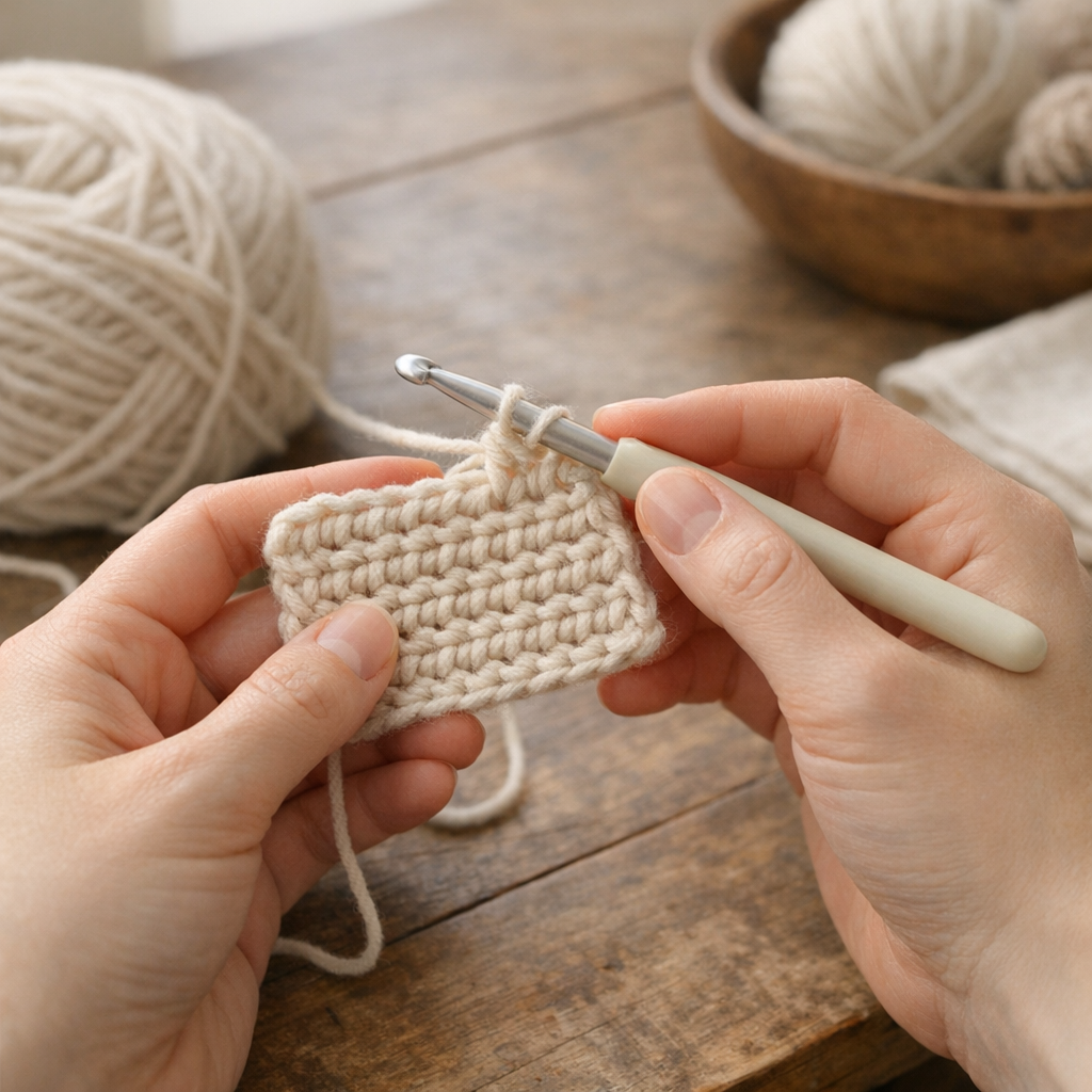 Quelles mailles de base apprendre quand on débute au crochet ?