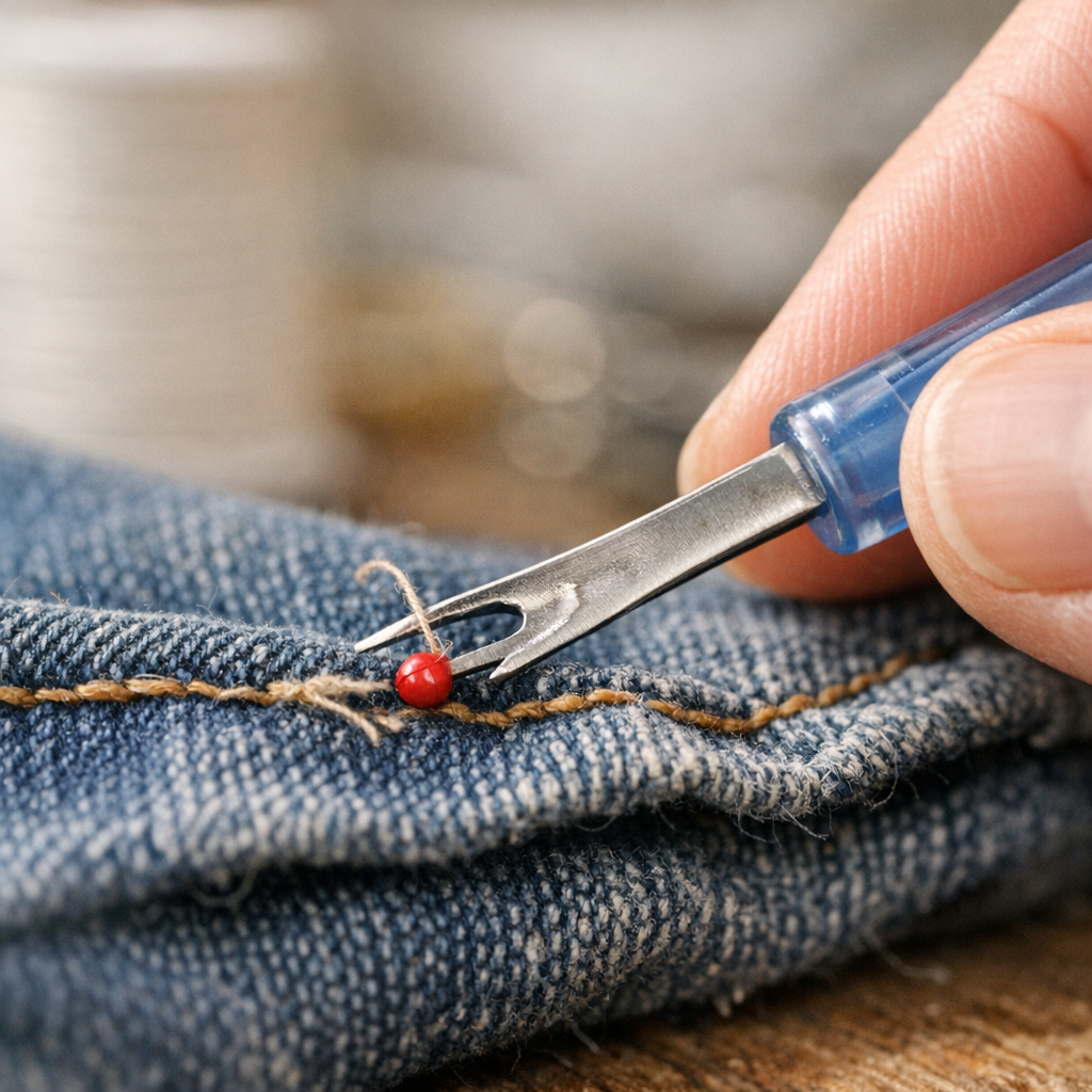 Comment utiliser un découd-vite sans abîmer sa couture