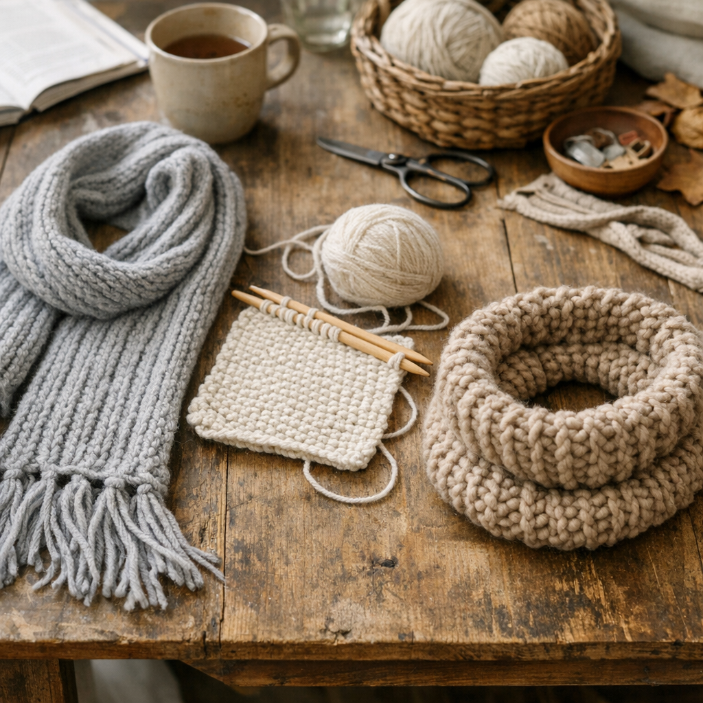 4. Choisir son premier projet&nbsp;: écharpe, carré ou snood&nbsp;?