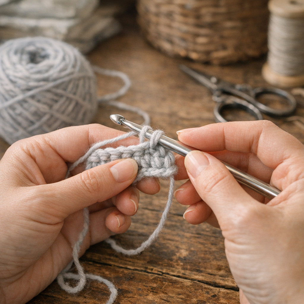 Comment réussir la demi-bride au crochet quand on débute