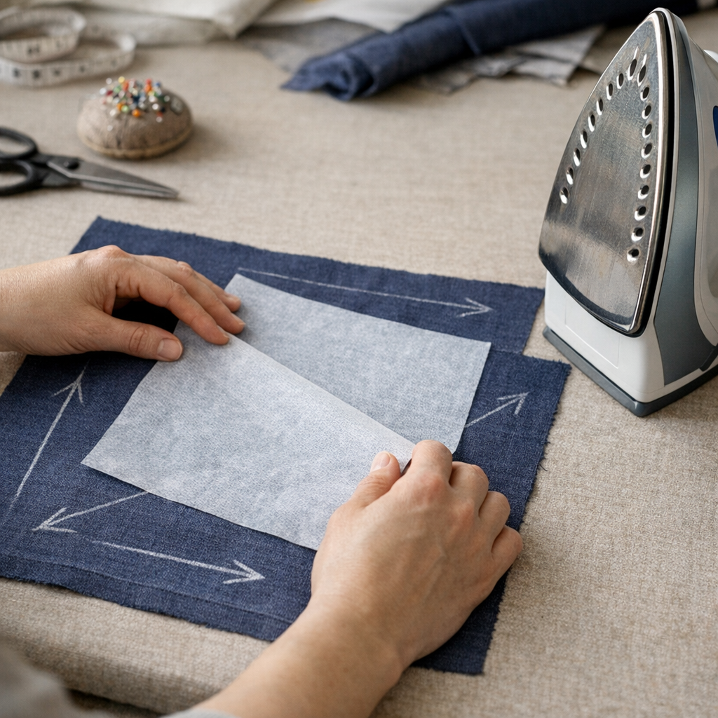 Comment poser un entoilage thermocollant quand on débute