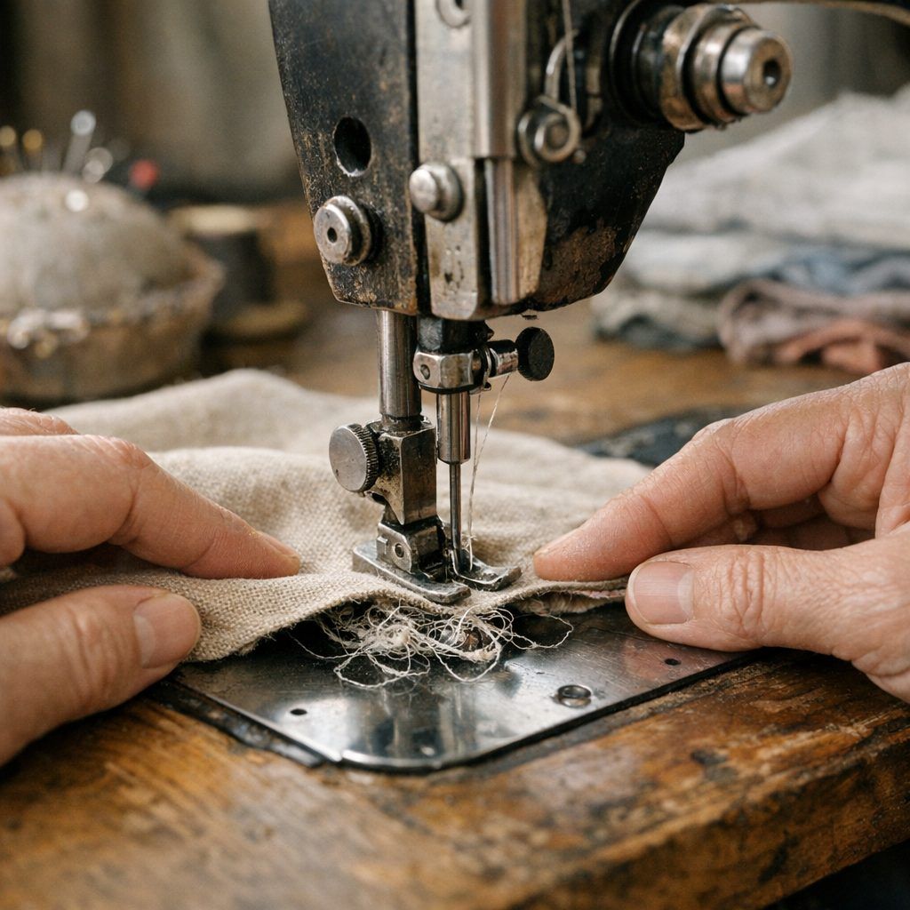 Pourquoi le fil bourre sous le tissu et comment le corriger