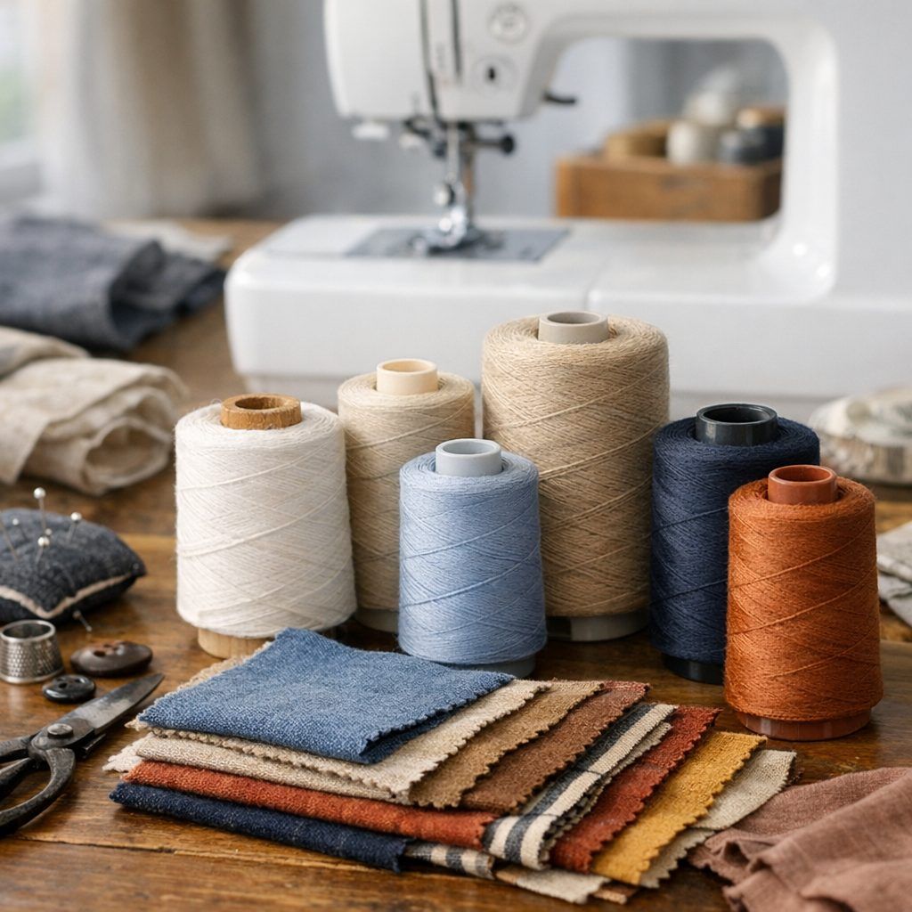 Quel fil choisir en couture : coton ou polyester ?