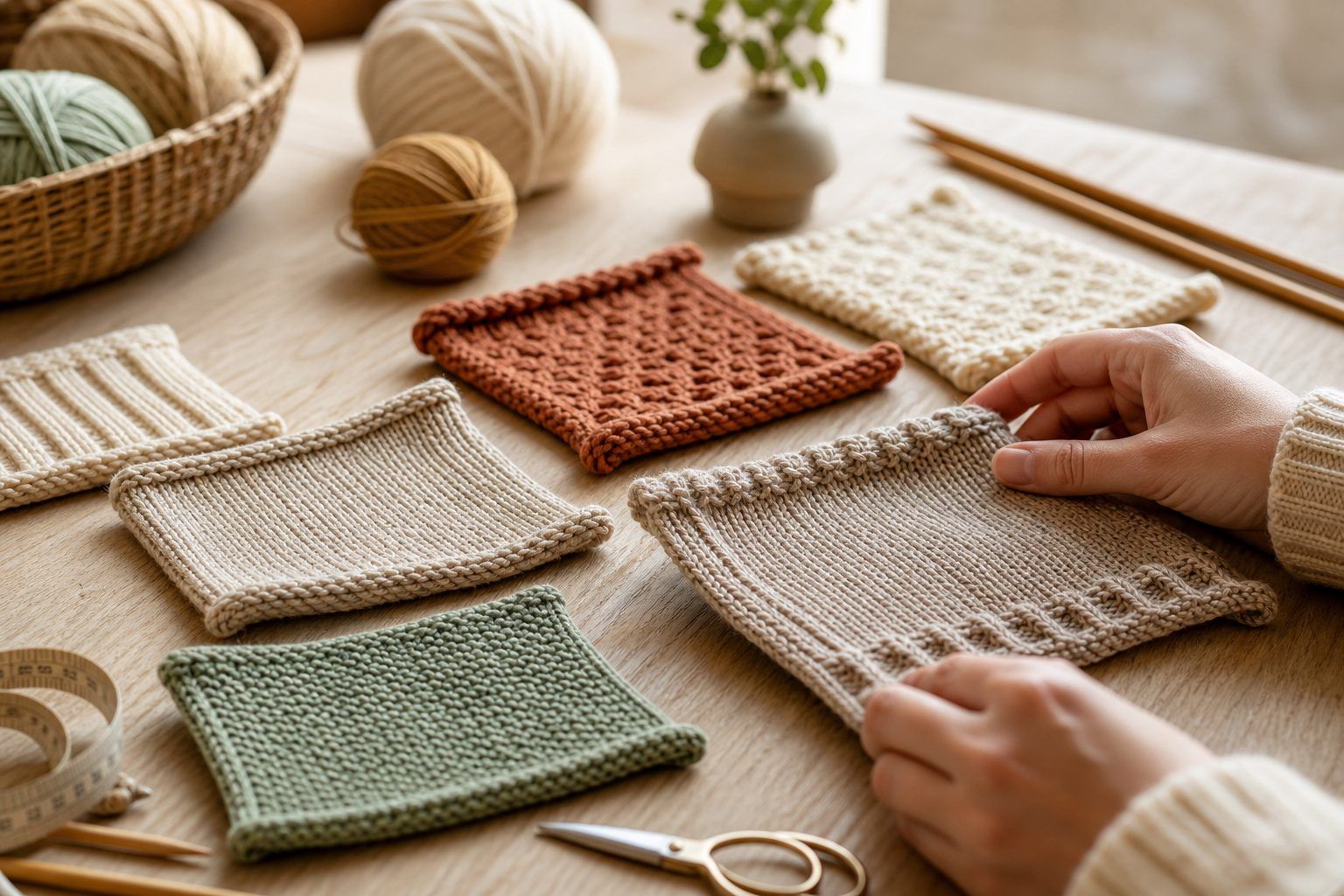 Quelle finition choisir selon le point et le bord du tricot ?