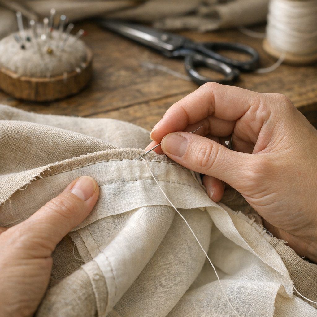 Comment finir une couture intérieure sans surjeteuse