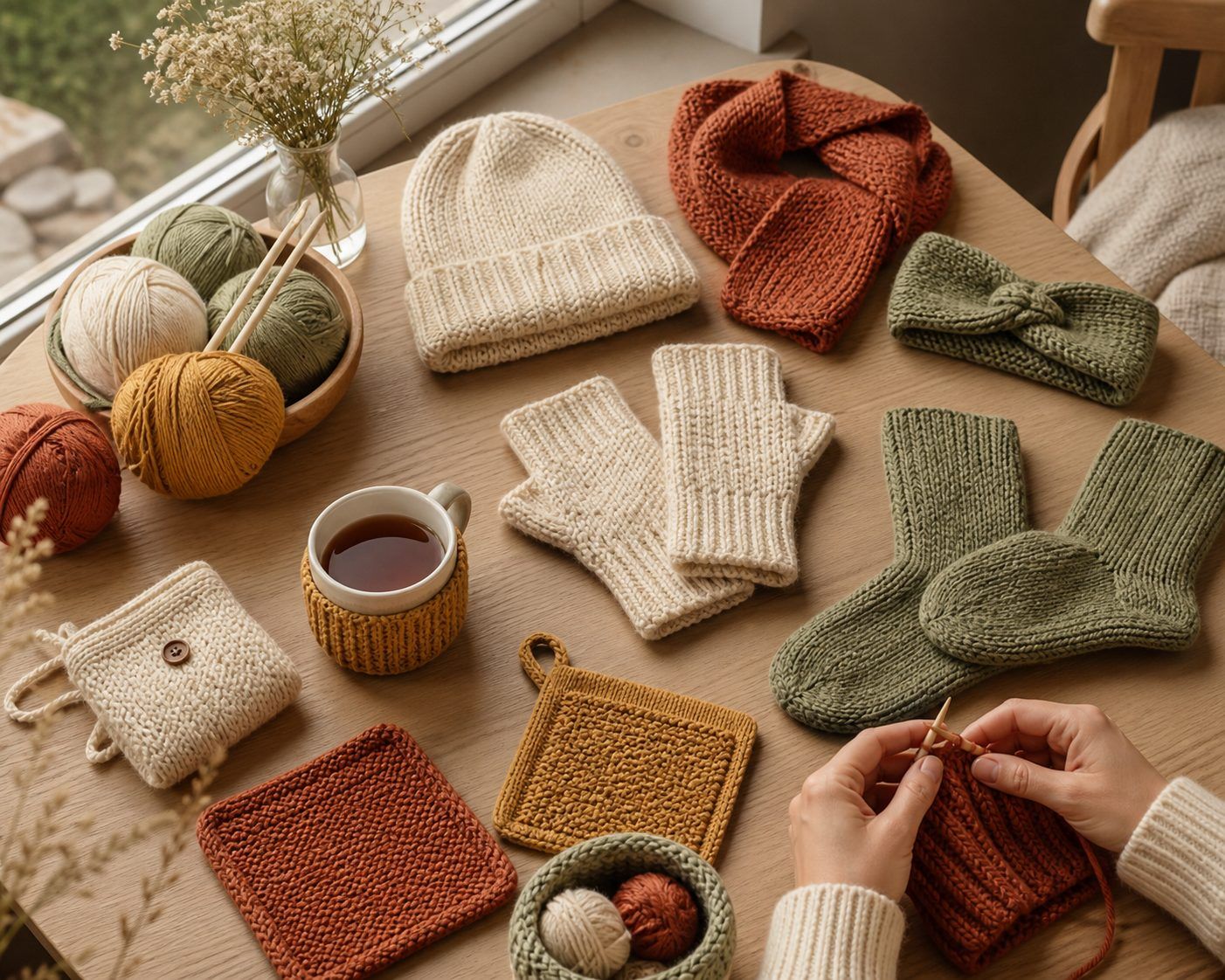 10 idées de tricot faciles : des projets utiles à finir