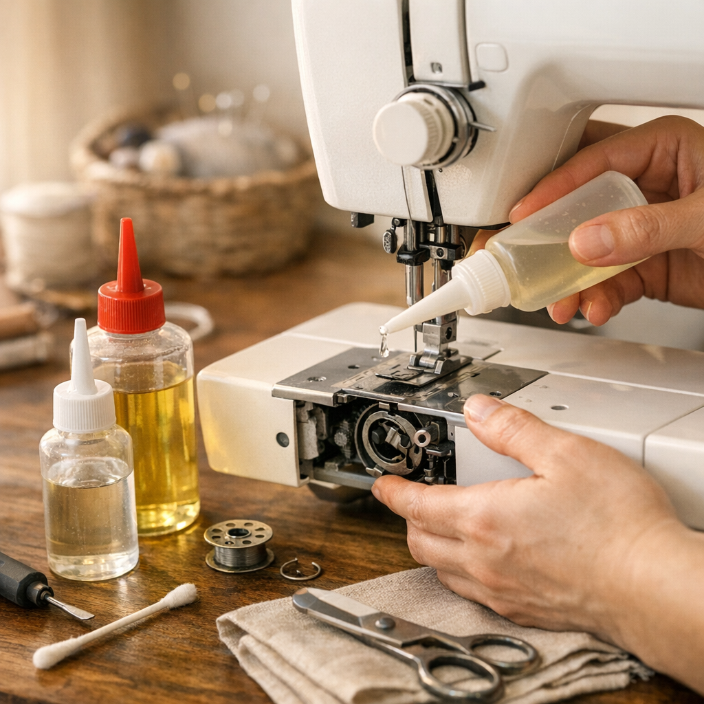 Quelle huile utiliser pour lubrifier une machine à coudre