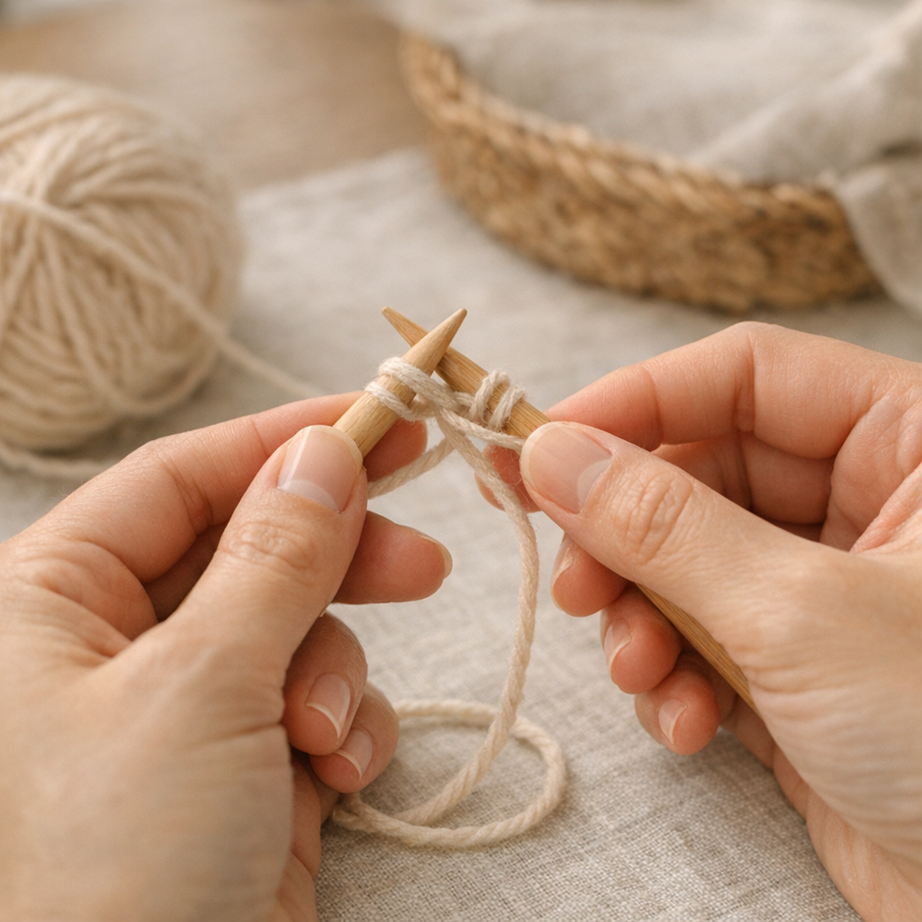 Comment Monter les Mailles en Tricot quand on débute