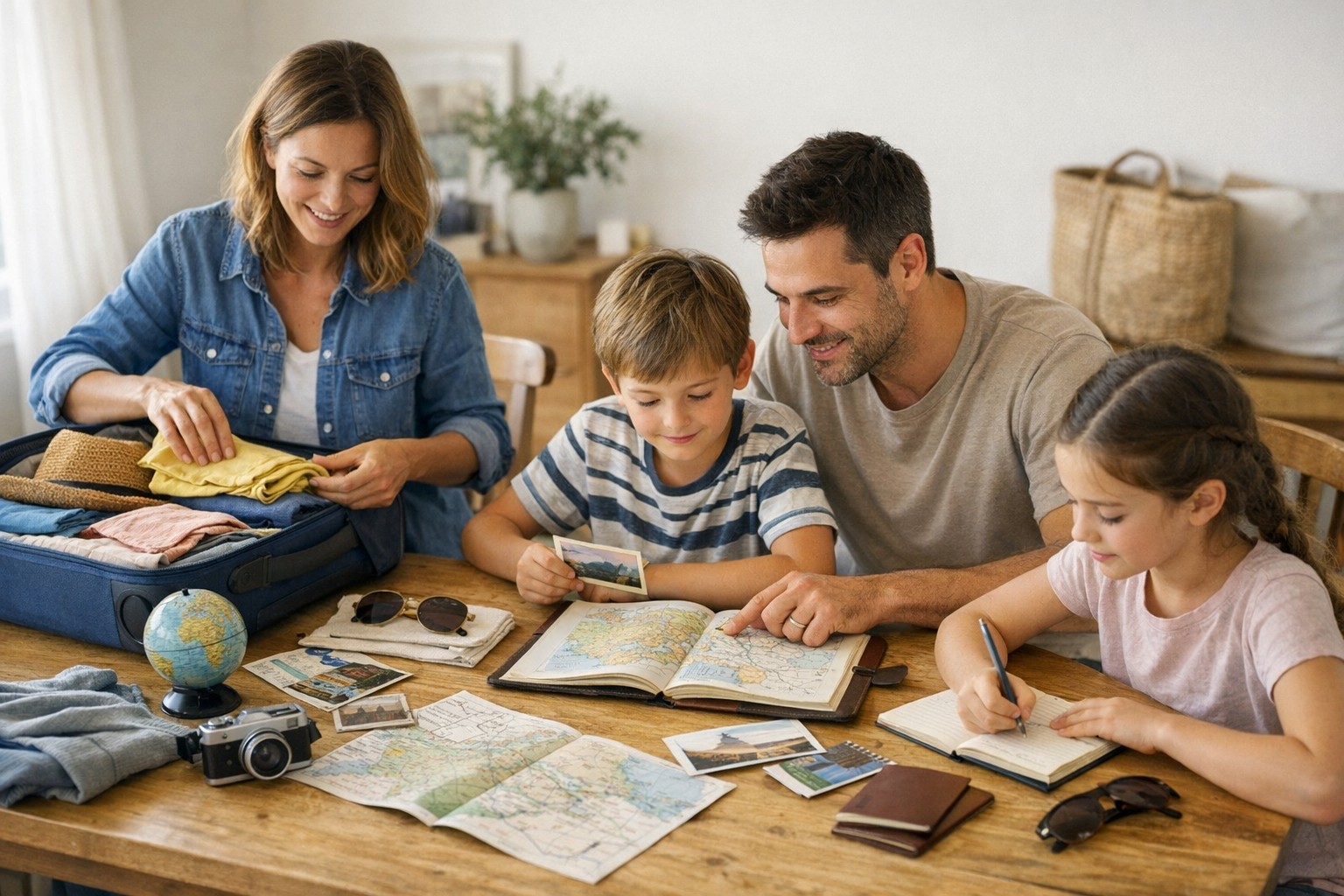 Organiser des vacances en famille sans stress