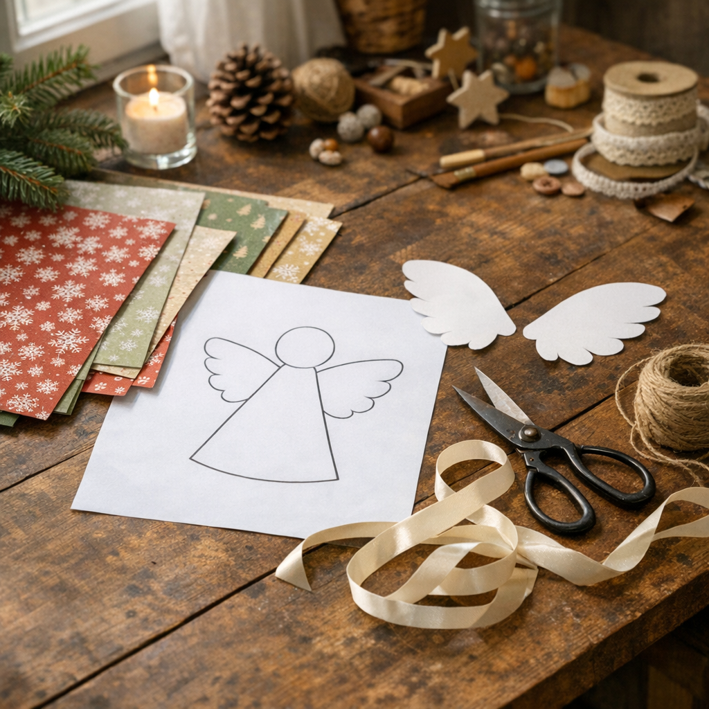 Le patron d’Ange en Papier simplifie vos décorations de Noël