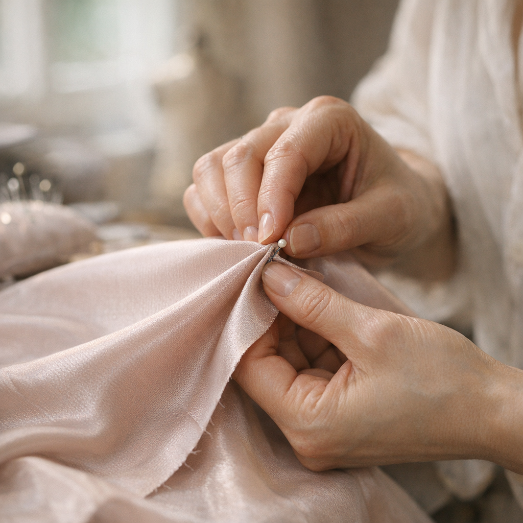 Comment utiliser des pinces sur un tissu délicat sans marquer