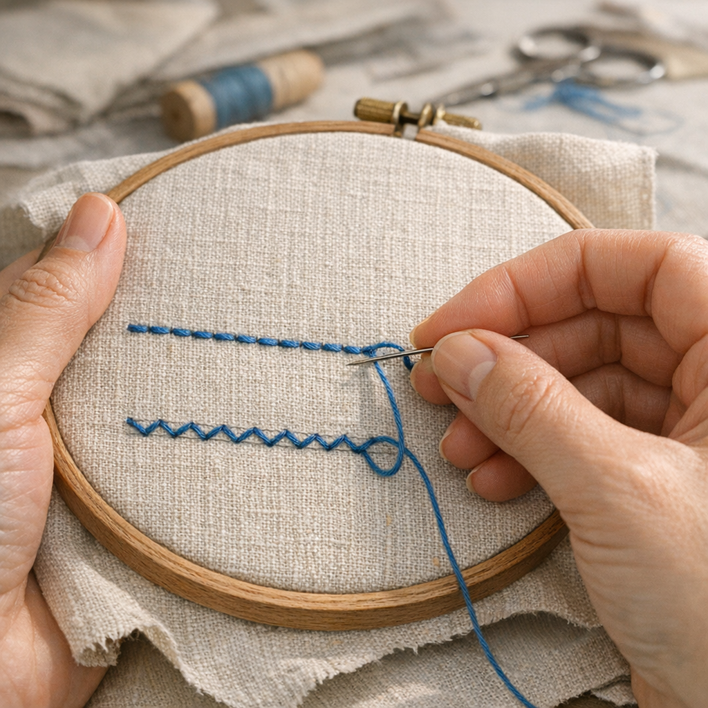 Comment obtenir un point arrière propre en broderie