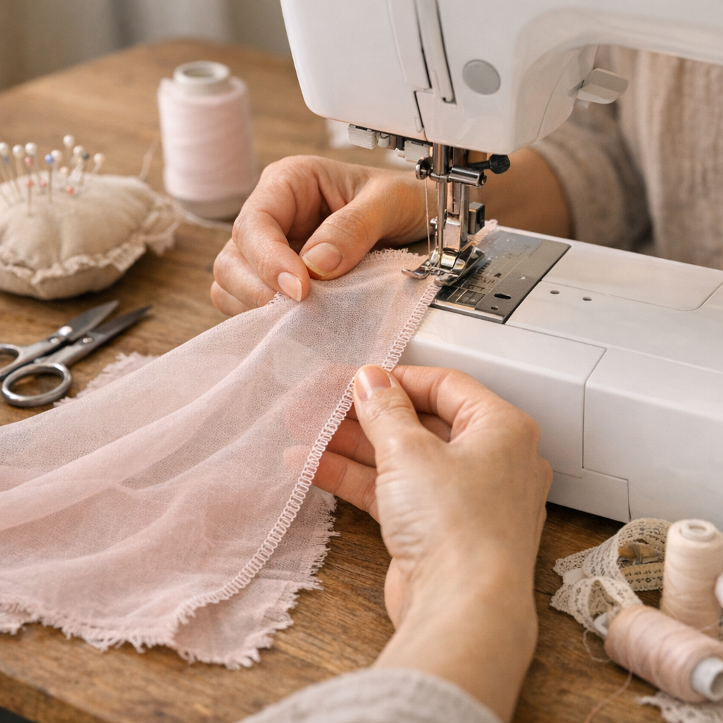 Comment surjeter un tissu fin ?