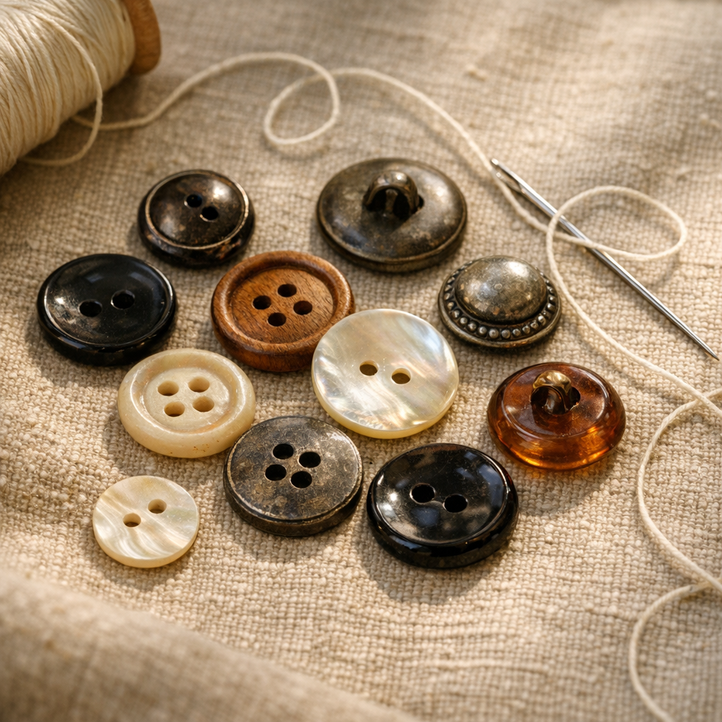 Les types de Boutons couture selon l’usage et la traction