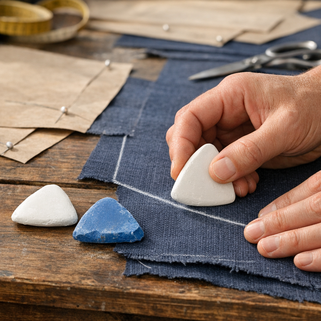 Comment utiliser la Craie tailleur sans mal marquer le tissu